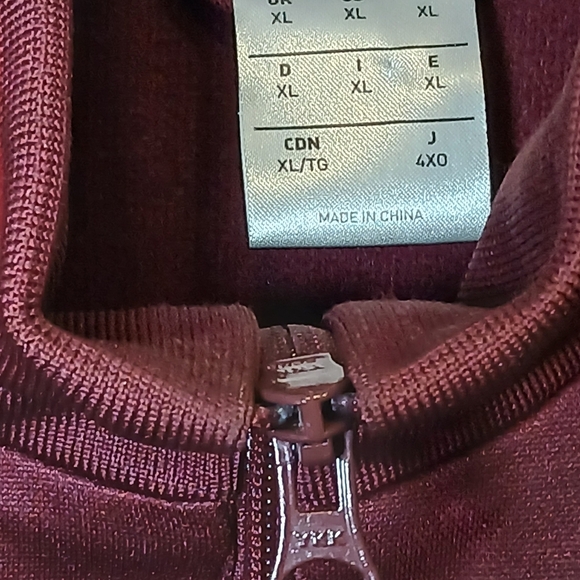 Adidas  Long Sleeve Full Zip Liverpool Sweatshirt Size XL - Picture 4 of 7